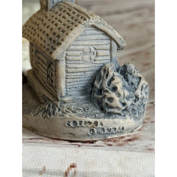 Georgia Marble Handcrafted Mini Church Sculpture By R. Ruth 1986 - Picture 8 of 9